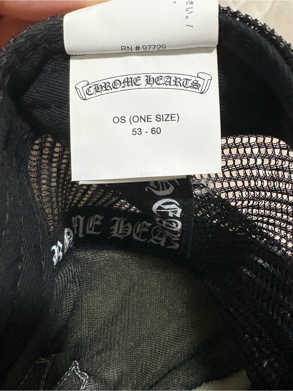USED Chrome Hearts Cemetery Trucker Hat - Picture 8 of 9